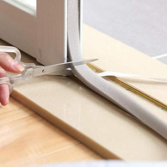Seal Kedap Suara Pintu dan Jendela Busa Lengket Lis strip pintu kedap