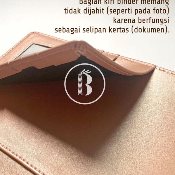 

➞ Bindermu READY Binder Polos Kulit A6 6ring A5 20ring B5 26ring Multiring 6 holes lubang Planner Notebook グ