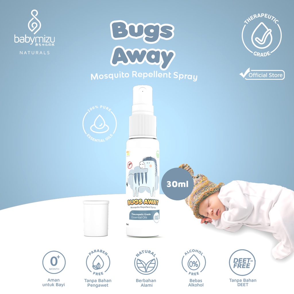 BABYMIZU Bugs Away Package - Bugs Away + After Bite (Anti Mosquito After Bite Bugs Bite Itch Relief)