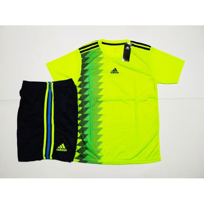 Olahraga Setelan Jersey Bola / Futsal (Cocok Untuk Kaos Tim) AD35 VOLT BLACK