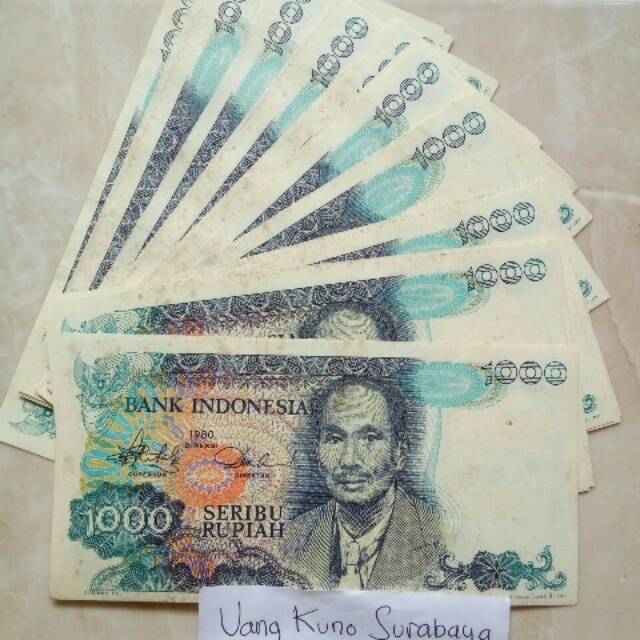1000 rupiah atau rp1000 sutomo kondisi spt baru n mulus