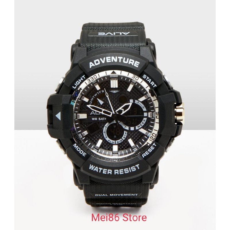 Alive Nemanja Anti Air 5 ATM Jam Tangan Analog Pria