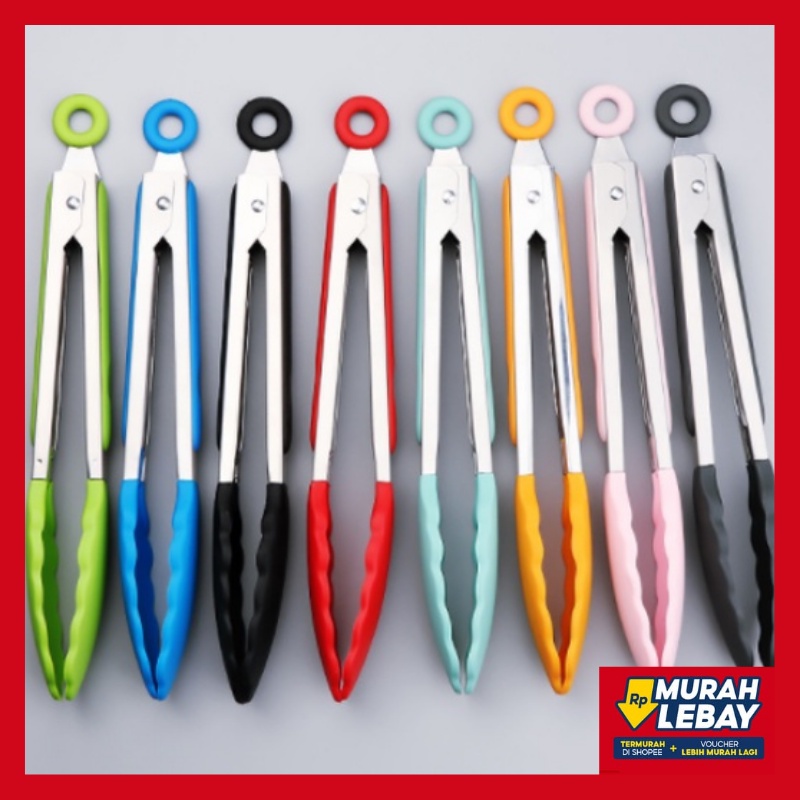 [COD] Alat Penjepit Makanan Kue Gorengan Capit Panggangan Barbeque Serbaguna