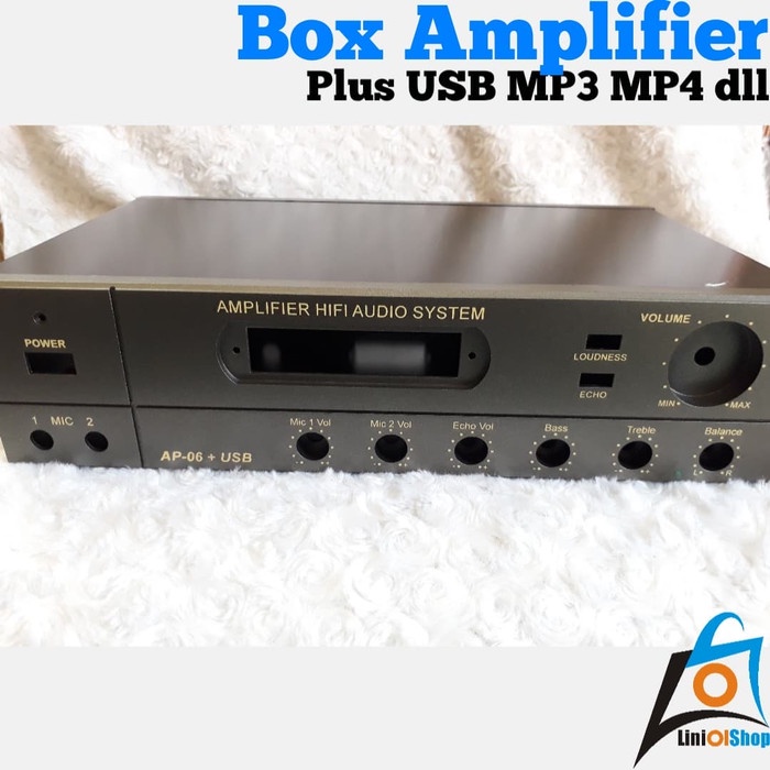 Box Amplifier Plus USB MP3..MP4..