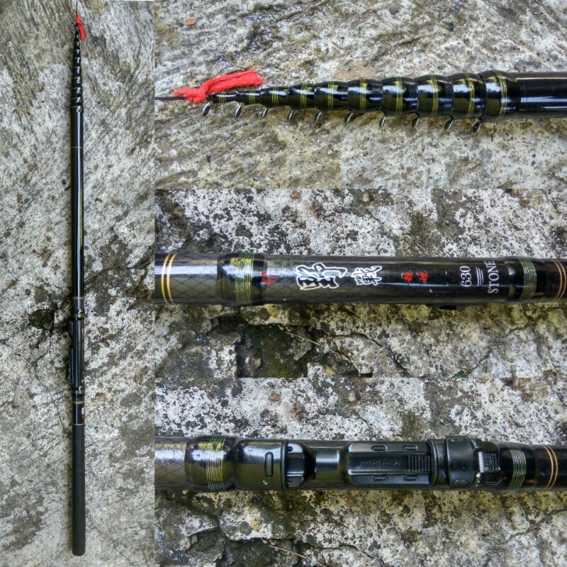 Joran Tegek Oregon Stone 630 Kolongan Siap Pakai