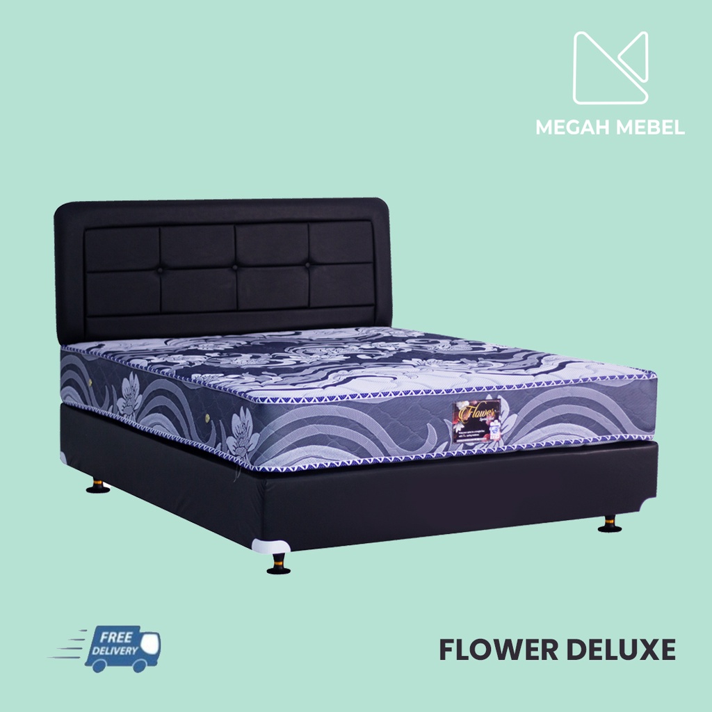 Jual Flower Spring Bed by Bigland Tipe Deluxe | Shopee Indonesia