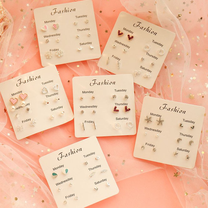 6pcs / Set Mainan Puzzle Kreatif Gaya Korea Untuk Wanita