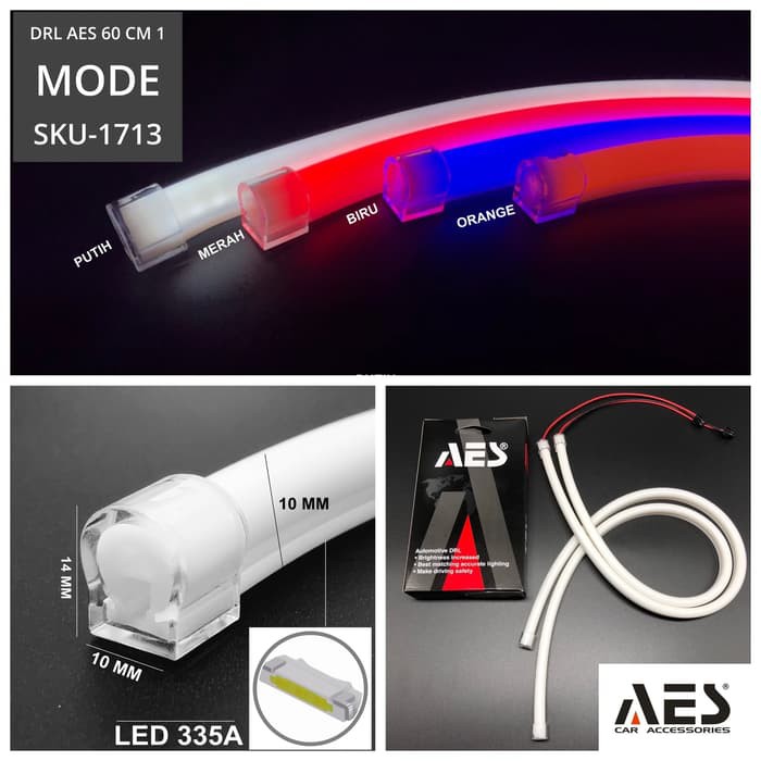 LAMPU LED DRL AES 60 CM 1 MODE ORIGINAL I ALIS DRL I LAMPU LED AES I AES LED S1713