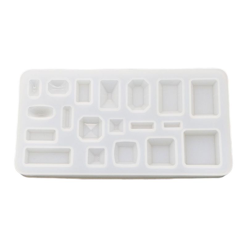 SIY  DIY Crystal Epoxy Pendant Mold Mirror Handmade Resin Molds Gypsum Making Necklace Accessories Tools