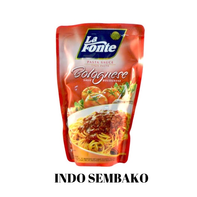 Saus Bolognese La fonte 20 x 315g dus / Saus pasta Bolognese Lafonte 315g dus isi 20