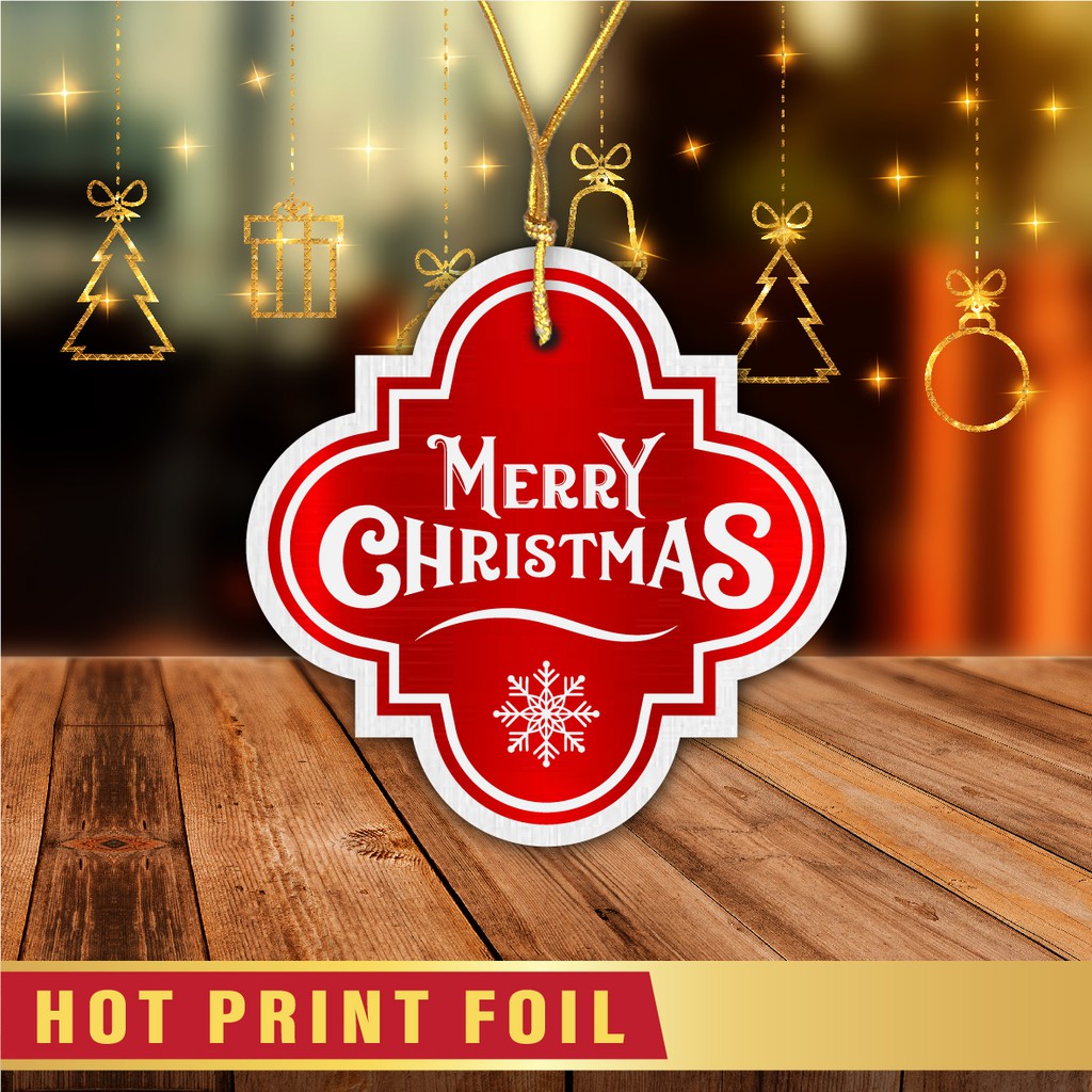 

Hangtag - Hang Tag - Aksesoris NATAL - Christmas isi 100 pcs - HTN 2 (100 pcs)