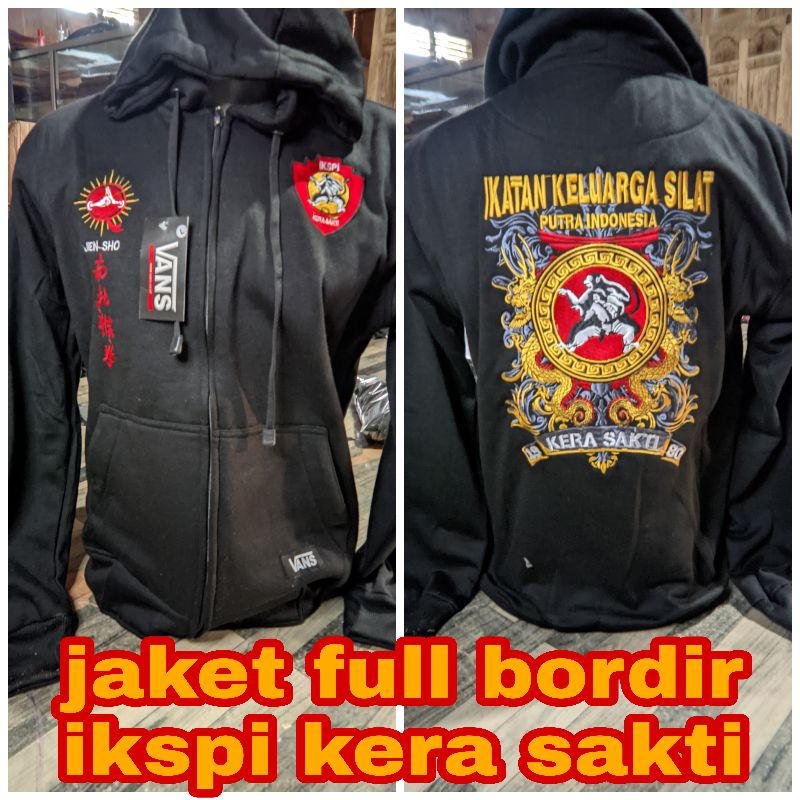 jaket bordir ikspi kerasakti/jaket bordir ikspi/jaket kera sakti