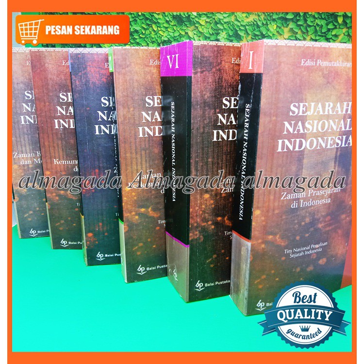 Paket Sejarah Nasional Indonesia Jilid 1 - 6 HARD COVER | Shopee Indonesia