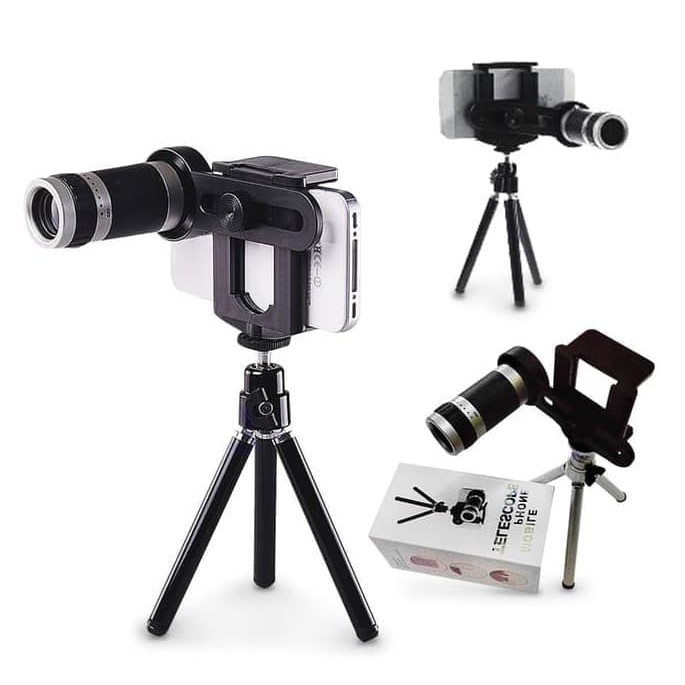 Mobile Phone Telescope, Lensa Teleskop Handphone, Kaca Pembesar HP