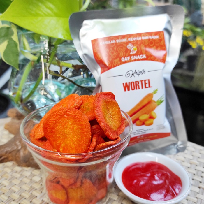 

[Qaf Snack] Kripik Wortel/ Kripik Sayur Isi 50 Gram