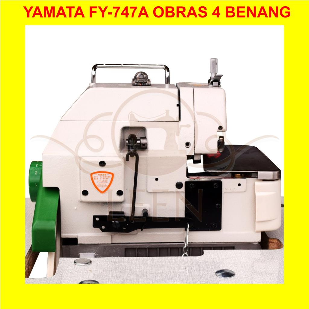 Mesin Obras YAMATA FY747A FY747 747 Benang 4 Industri Garmen Kaos LEEN