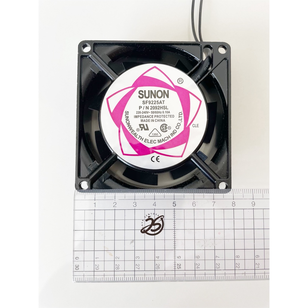 FAN 220V AC 8 X 8cm KIPAS AC 220V 8cm BODY BESI 8X8cm KIPAS AC 220V 8 cm FAN