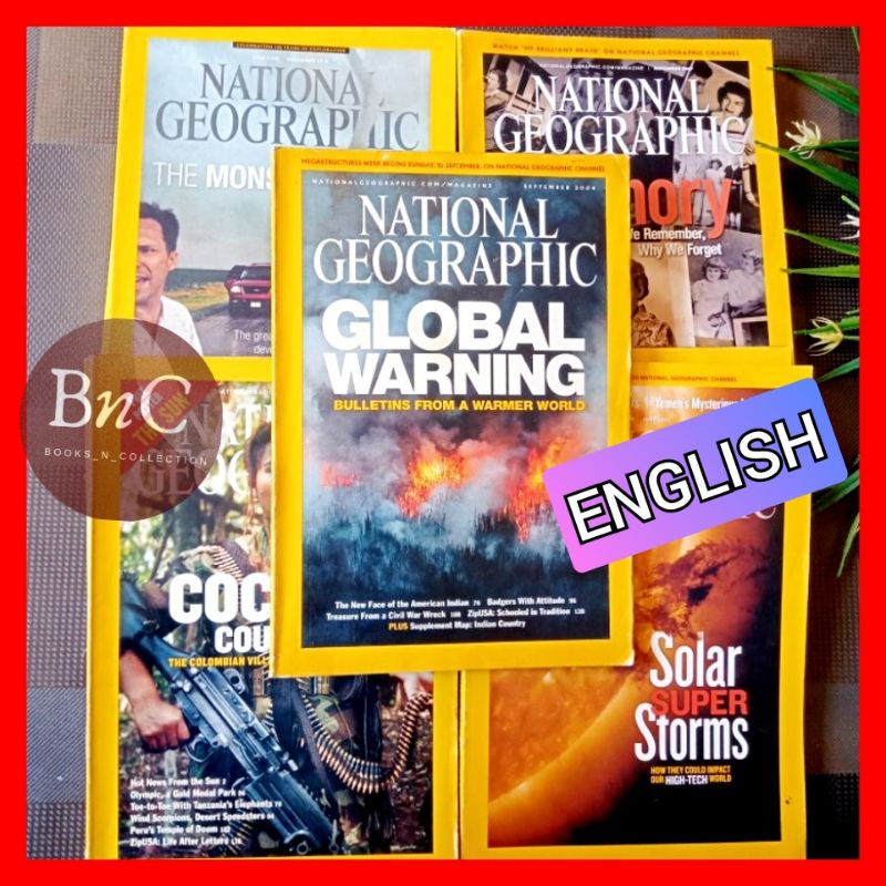 Buku National Geographic NATGEO preloved asli