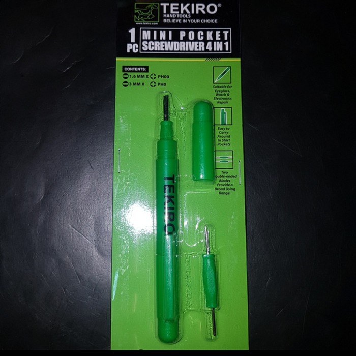 TEKIRO MINI POCKET SCREWDRIVER 4 IN 1 Tekiro OBENG TIPE PEN 4 IN 1 SD-MP1692