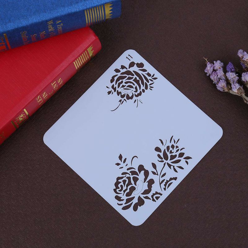 JKT Cetakan Stensil Cutting Dies Motif Bunga