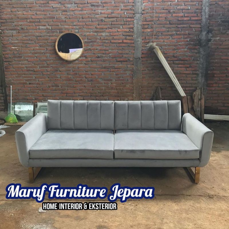 Kursi Sofa Minimalis 2 Seater