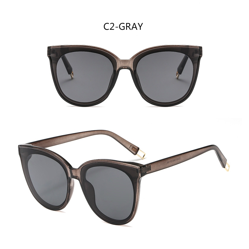 Korean style fashion big frame personality male and female sunglasses metal hinge