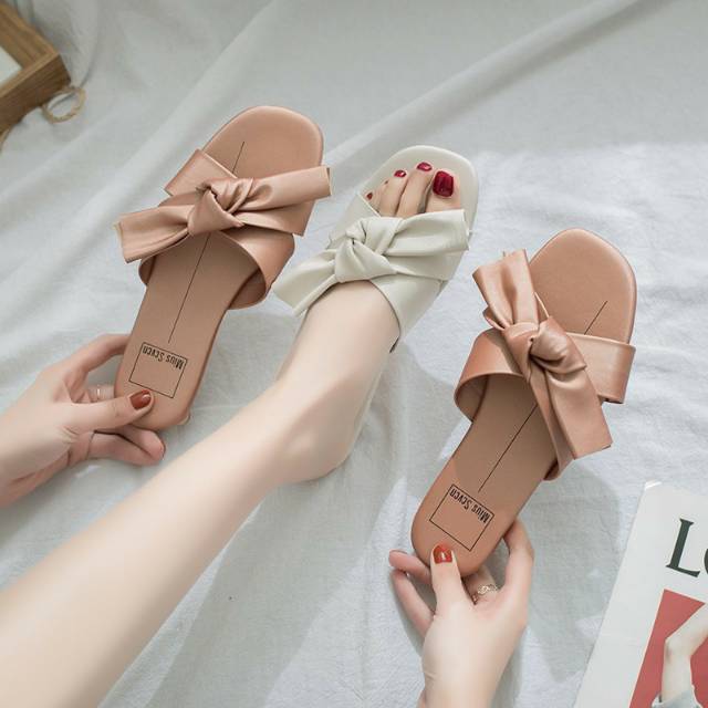 SUDAH PAKAI DUS Sandal  Hana flat tali  ikat  Shopee Indonesia