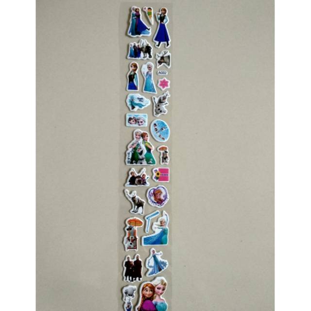 Stiker anak timbul FROZEN