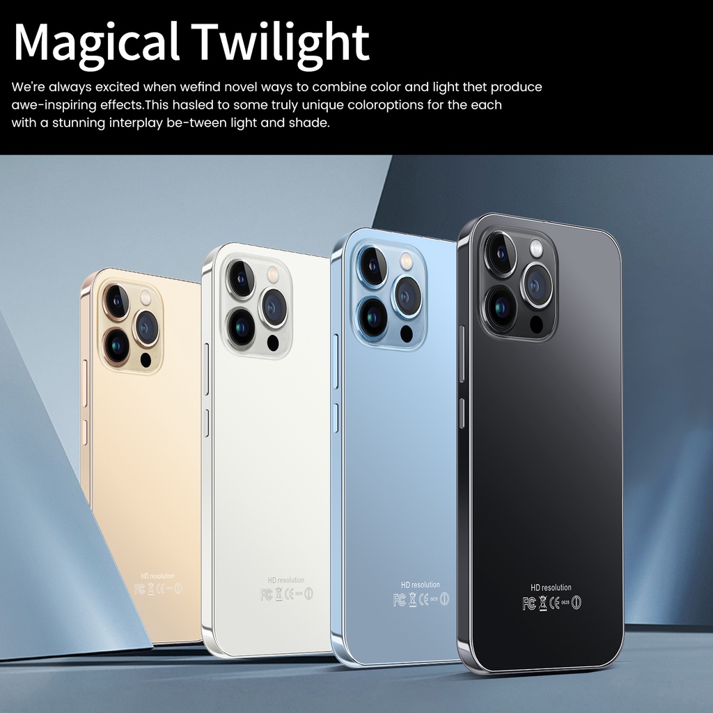 【2023 Produk Baru hp 】Ponsel Pintar Baru i13 pro max Android 10.0 Layar HD 7,5 inci hd 4G/5G WIFI HP Sidik Jari Membuka Handphone Android Free Aksesoris