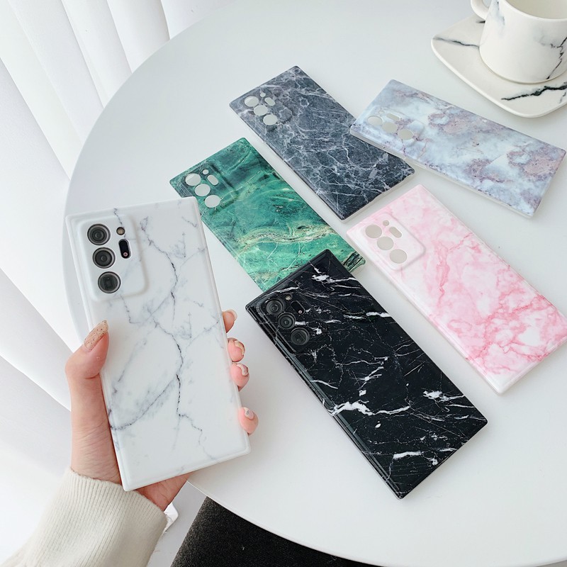 Marble Case Samsung Galaxy S21 Ultra S21 Plus Note 20