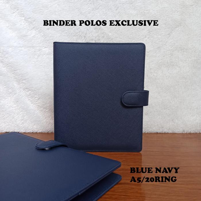 

Gia | Binder Polos Exclusive Warna Blue Navy A5 Dan B5
