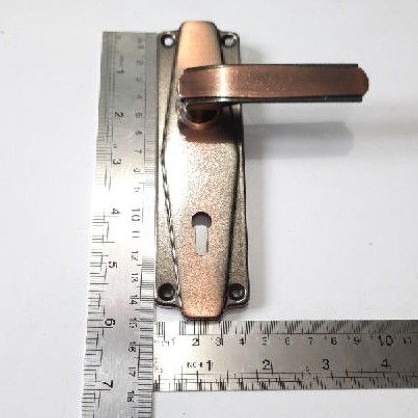 Handle Set Kunci Pintu Rumah Napoli Antik Ukuran Kecil (H8112)