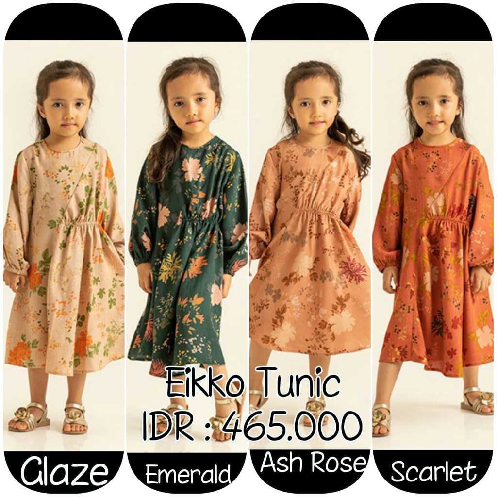 Eikko Tunic Dress Kids by Kami Idea, Dress Atasan Baju Anak Muslim