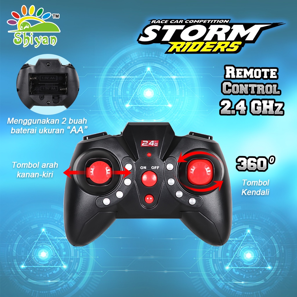 [Shiyan] mainan rc mobil besar strom riders big monster truck model terbaru model cas