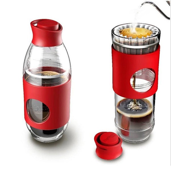 

Cafflano Go Brew B100 color Black & Red