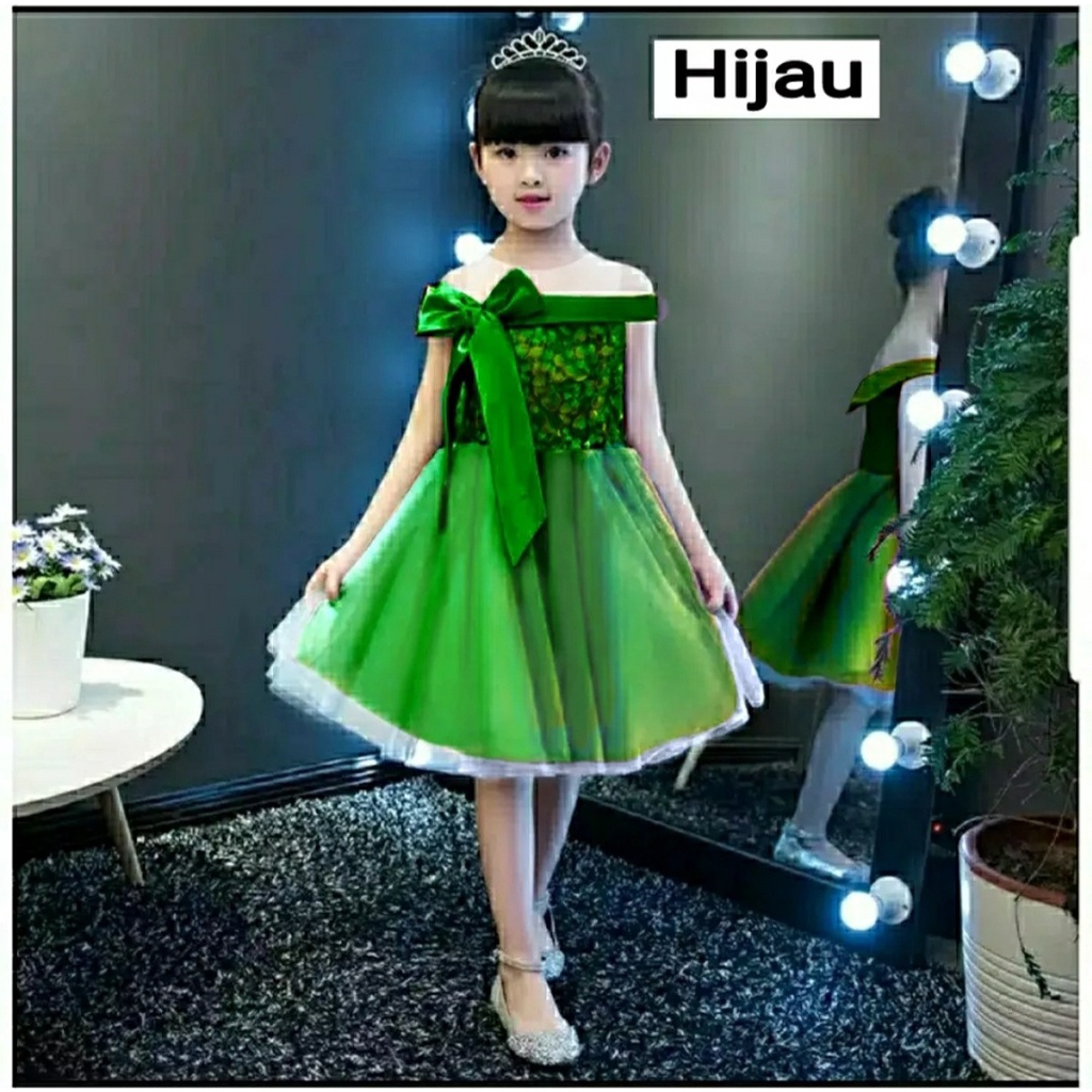 (COD) ImmoShop15 Kids Thalia 4 Warna / Dress Anak Perempuan / Pakaian Anak Perempuan