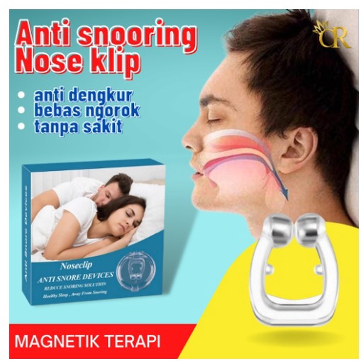 Alat Anti Ngorok Penghilang Mendengkur Noseclip Magnet Klip Hidung Saat Tidur