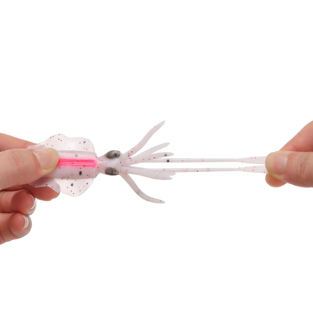 Suyo 1Pcs Umpan Cumi 5warna Swimbait Fishing Tackle Fishing Lure