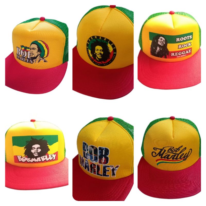 topi rasta Bob Marley snapback