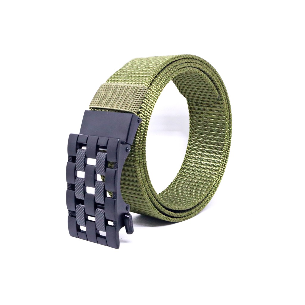 IKAT PINGGANG PRIA TACTICAL KANVAS KEPALA BESI / GESPER PRIA KANVAS -MC-NC-3