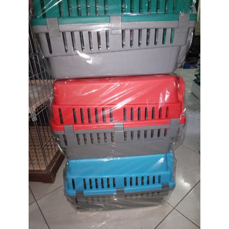 Keranjang Pet Cargo Canel box kucing Anjing ukuran sedang