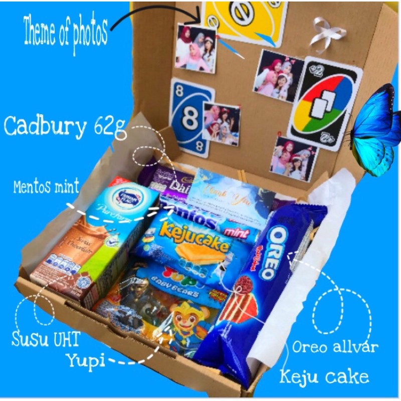 

Hampers Snack Kado wisuda Kado ulangtahun