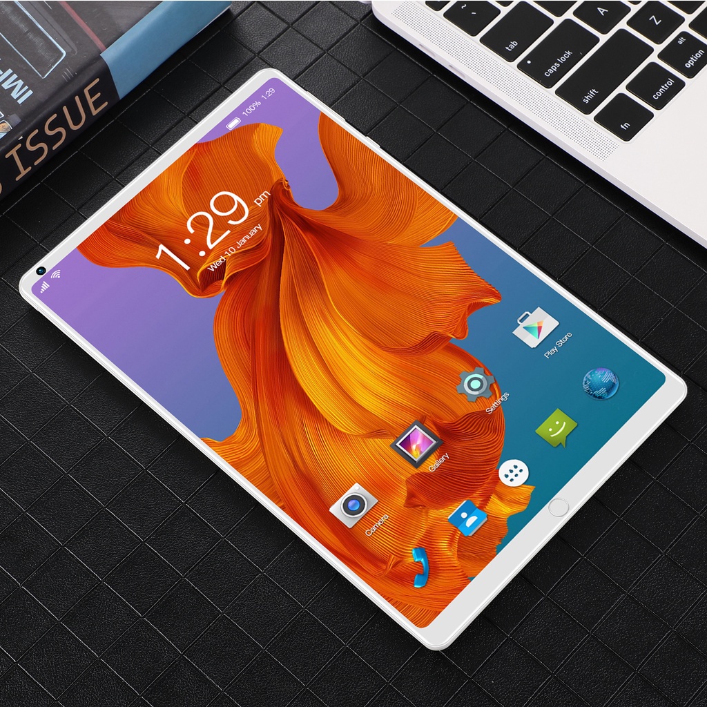 【Sistem Android】 Tablet 8.0 inci Android 2560*1600 6GB + 128GB Versi Upgrade Mendukung Pembelajaran Online Wifi Kartu Ganda