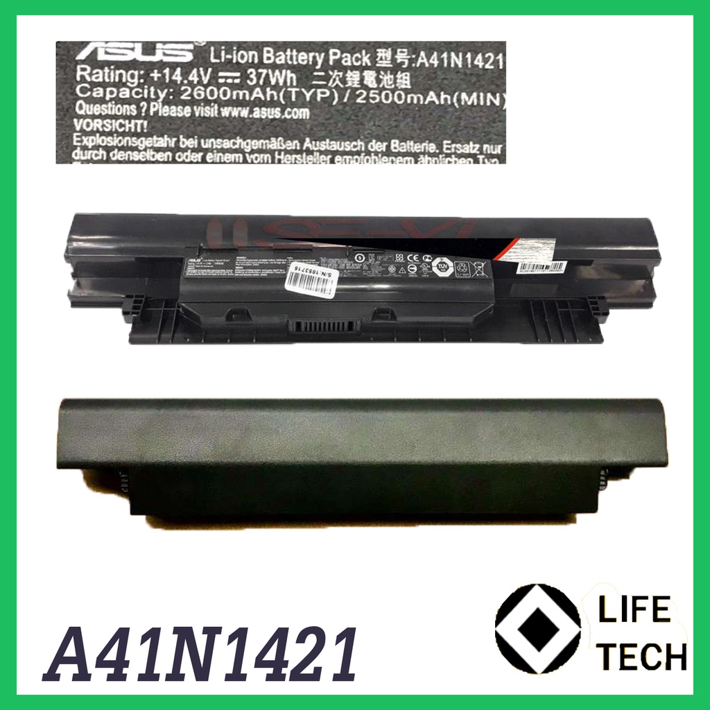 BATERAI LAPTOP ASUS P552LA P552LJ P552SA P552SJ P452LA P452LJ P452SA P452SA P453UA PU2420 A41N1421