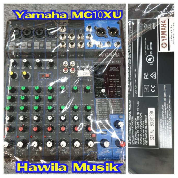 {suhadistore} MIXER YAMAHA MG10XU/MG 10XU/MG-10XU MIXING CONSOLE SPX ORIGINAL YAMAHA Diskon