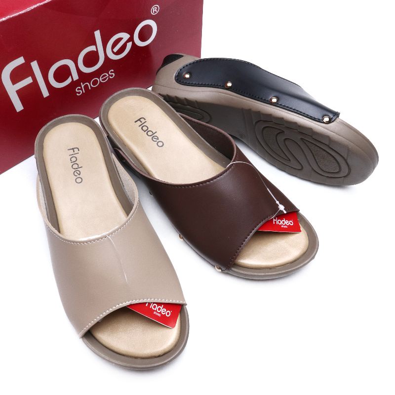 Sandal Wanita Fladeo Wedges Sendal Pesta FLW01