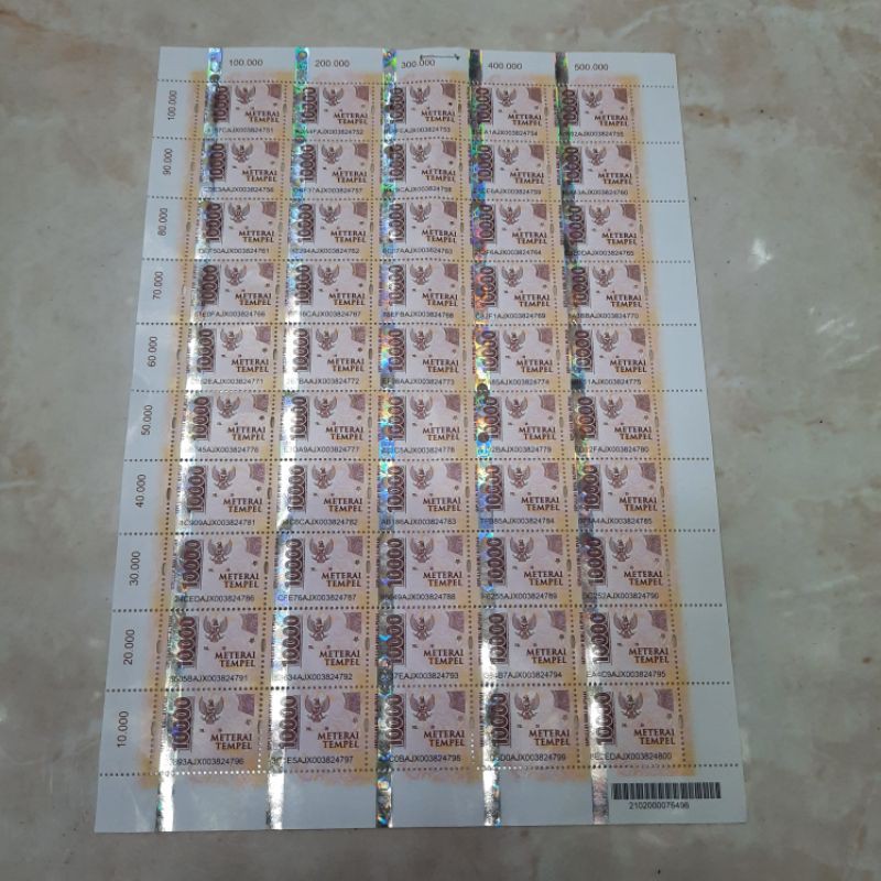 

Materai 10.000 / Materai 10000