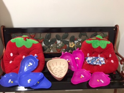 Mangkok Plastik Motif Strawberry Cs 507