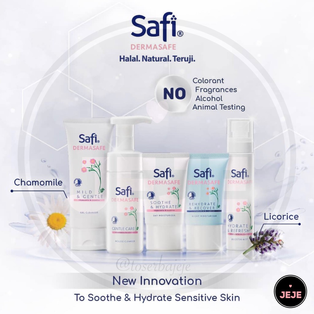 [PROMO PAYDAY] Safi Dermasafe Series | Cleanser Mist Day Night Moisturizer