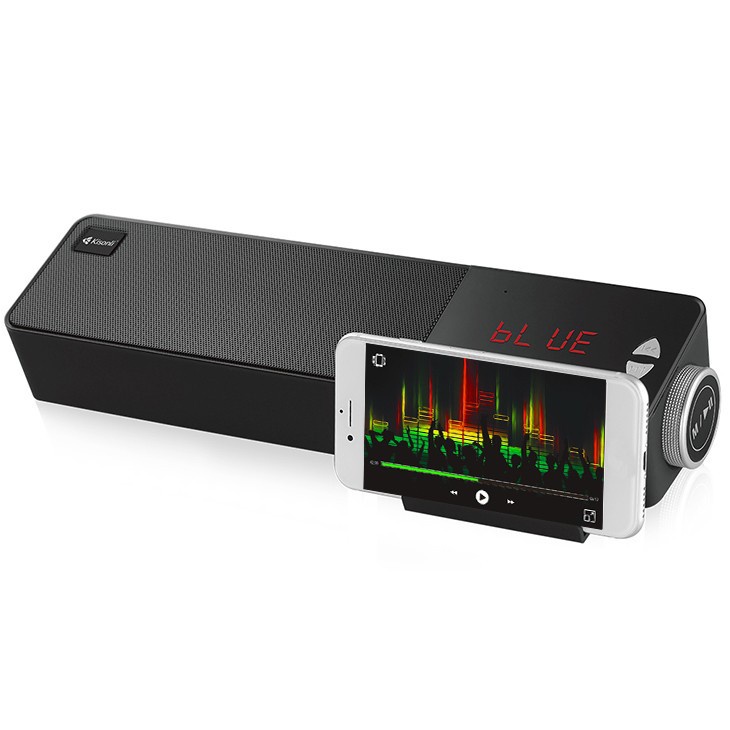 Kisonli Soundbar Clock Bluetooth Speaker